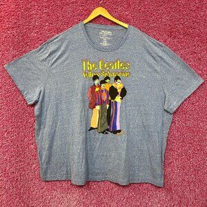 The Beatles Yellow Submarine Album Cover Art Rock Tee 5X